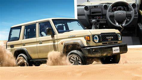 Mapa světových trhů s poptávkou po Land Cruiser 70