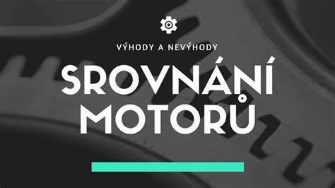 Nyní vizualizace: porovnání motorů a jejich spotřeby
