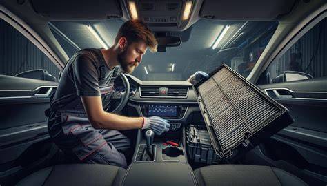 Infografika: Jak správně vložit kabinový filtr do Škoda Superb