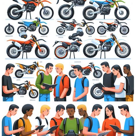 Infografika: Porovnání charakteristik podvozku a motorů enduro strojů