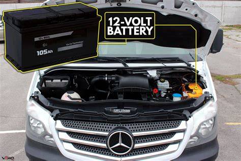 Mercedes Sprinter battery location diagram