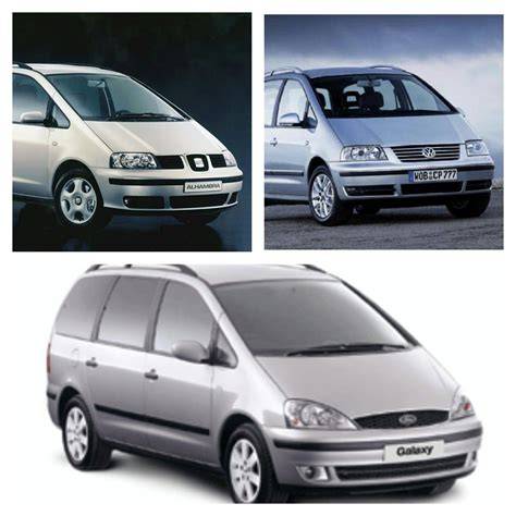 Infografika: Kompatibilita katalyzátorů pro SEAT Alhambra, VW Sharan a Ford Galaxy