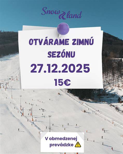 lanovka a zjazdové trate Snowland
