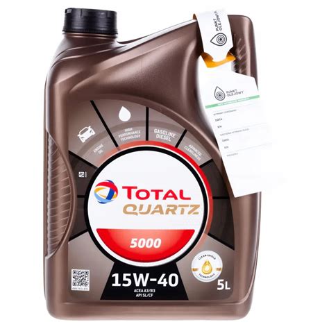Schéma vyznačující hlavní benefity Total Quartz 5000 15W-40