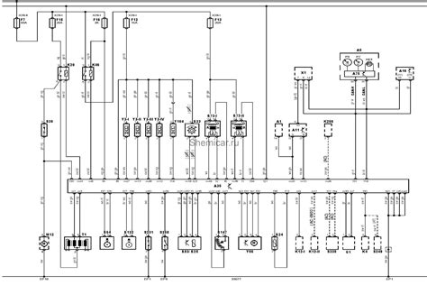 Schéma zapojení přístrojové desky Ford Fiesta