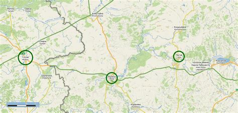 Mapa s vyznačenou polohou autovrakoviště pro zákazníky ze Severní Moravy a Slezska