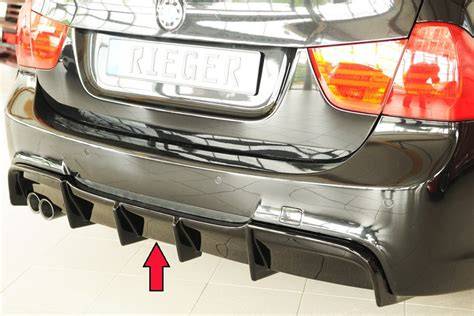 Infografika - schéma uchycení zadního nárazníku BMW E91 a místa šroubů