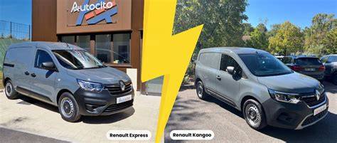 Infografika: Srovnání prostorů a rozměrů Kangoo Van vs. Express Van