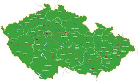 Mapa s pobočkami pneuservisů v regionu Zlín