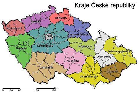 Mapa dostupnosti skladem s vyznačením regionů