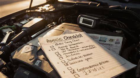 Checklist pro kontrolu tuningových úprav před STK