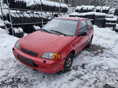 Schéma správného rozměru pneumatik pro Suzuki Swift 2002