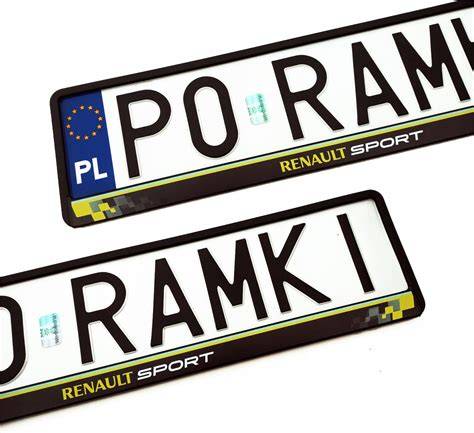 Obrázek: Rámečky pod SPZ Renault - design a materiál