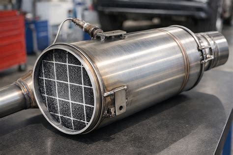 DPF filtr v oktávii - vizuální pohled na uhlíkatý zachyt