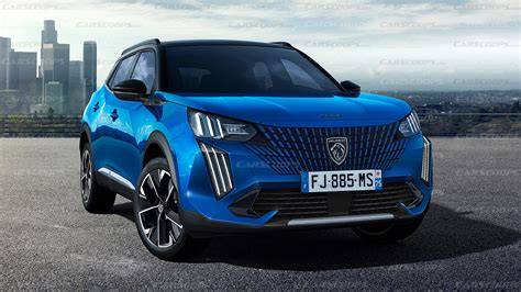 Obrázek: PEUGEOT 2008 s charakteristickým světelným podpisem a novou maskou