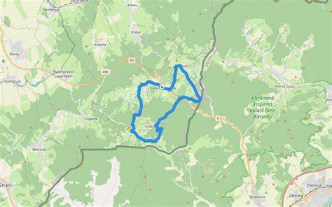 Mapa pokrytí autodílů Starý Hrozenkov - regionální servisy a vrakoviště