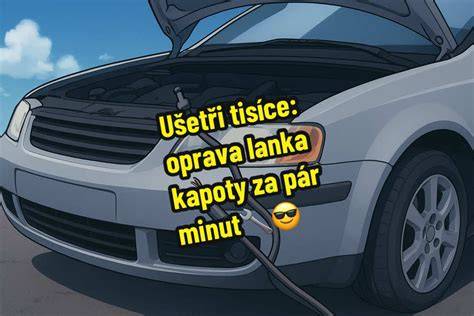 Infografika: Umístění západky kapoty a lanka u Octavie I