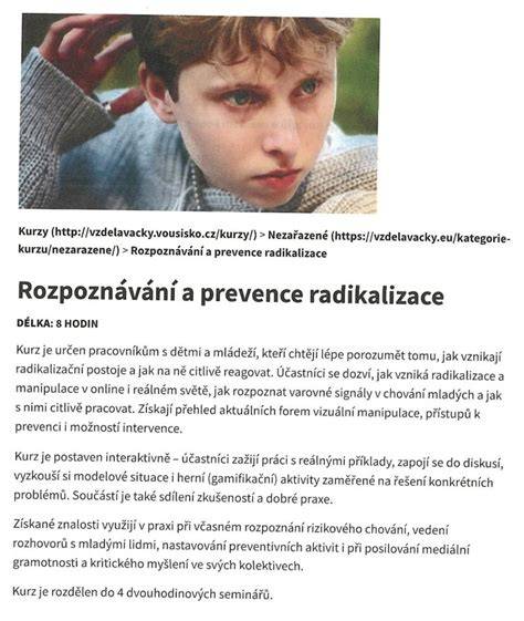 Infografika: Cesty radikalizace mládeže a mechanismy prevence