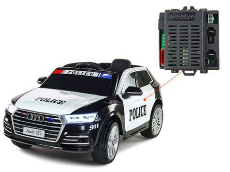 Infografika: Schéma zapojení a funkce Audi Q5 dětské elektrické autíčko