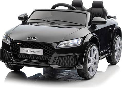 Obrázek: Audi TT RS pro děti - červené provedení s LED světly a otevřenými dveřmi