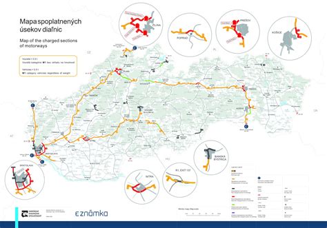 Infografika: Rozdělení zpoplatněných a nezpoplatněných úseků na českých dálnicích