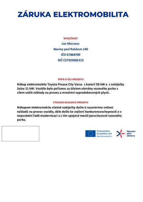 Infografika: Přehled podpory Záruka Elektromobilita - I. výzva (záruky, příspěvky, limity cen a výkonu dobíječek)