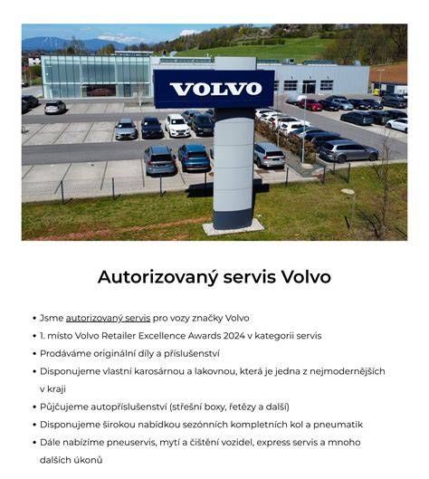 autorizovaný servis Volvo - hala a vozy