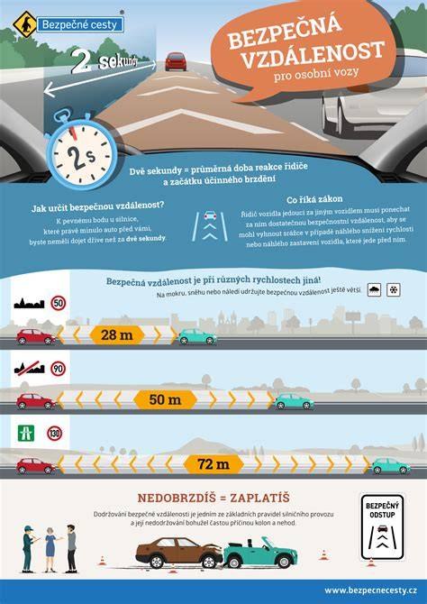 Infografika: Bezpečné odstavení na dálnici a pořadí kroků