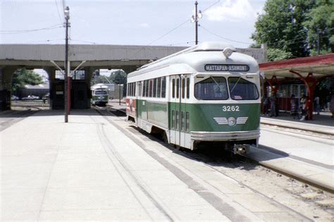 historická fotografie prototypu tramvaje PCC v USA