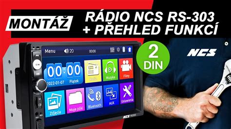 Ilustrační foto autorádia NCS ZQ9 s displejem