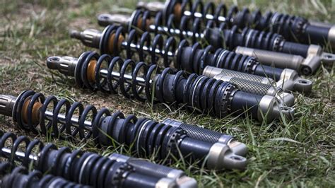 Schéma znázorňující funkci tlumiče a pružiny