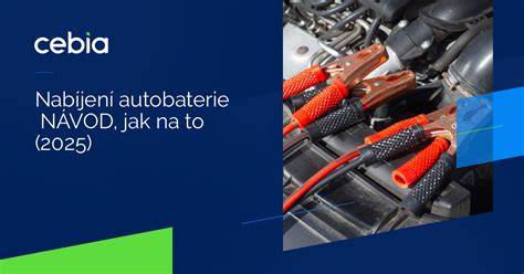 Infografika: proces dobíjení autobaterie a tipy na bezpečnost