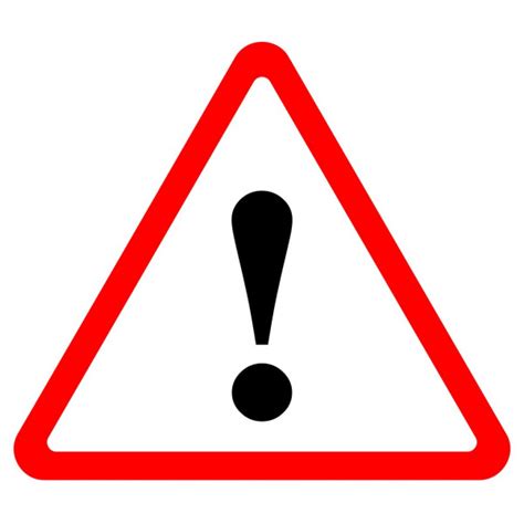 ikona upozornění s textem 