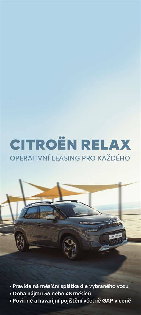 Infografika: Srovnání cen operativního leasingu Citroën Relax vs. klasický leasing