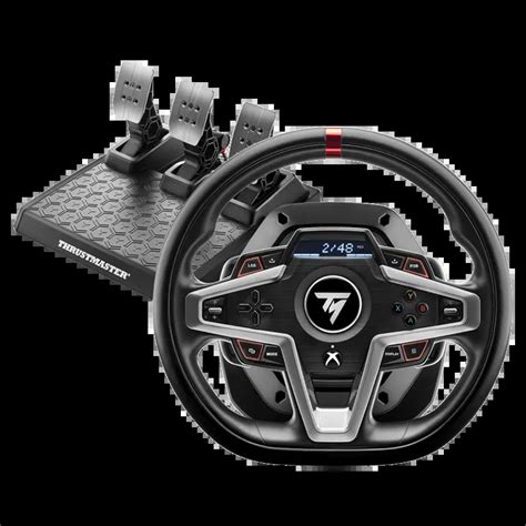 Thrustmaster T248 - ukázka protiskluzové povrchové úpravy