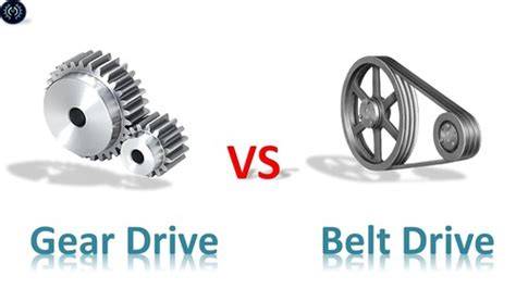 Schéma porovnání převodů: Gear-driven vs Belt-driven vs Direct Drive