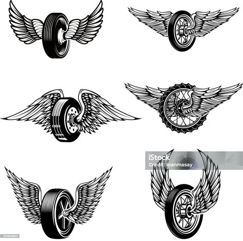 ilustrace pneumatik naskládaných na regálech