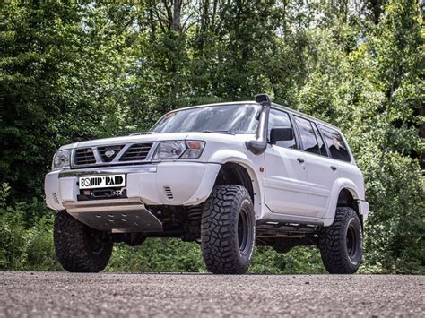 Infografika s přehledem nejčastějších dílů pro Nissan Patrol Y61 a jejich kompatibility