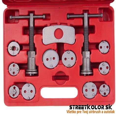 schematické znázornění principu fungování stlačováku brzdových pístků