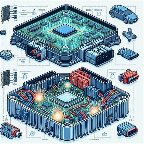 Infografika: Jak působí řídicí jednotka a elektrické poruchy na Ford Galaxy