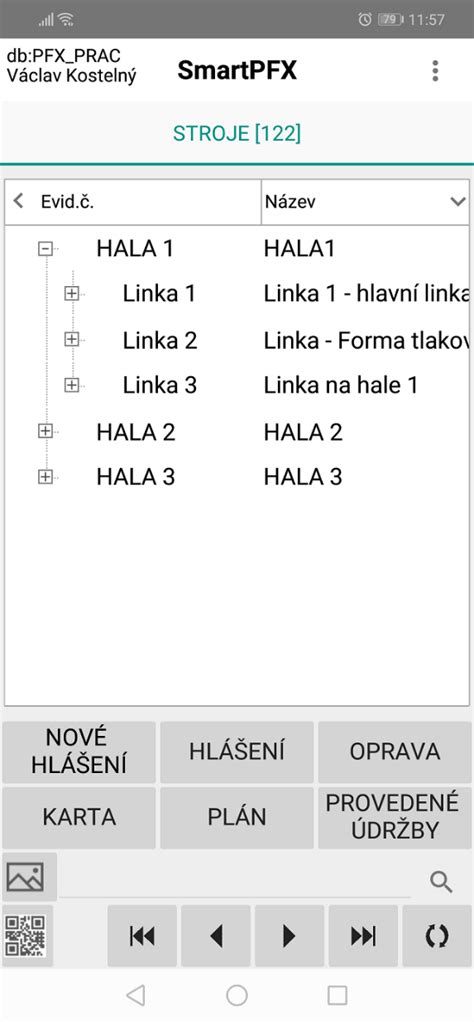 Schéma použití plánovače trasy PRO Route Planner v mobilní aplikaci