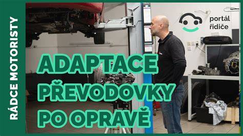 Graf s průběhem adaptace převodovky před a po optimální adaptaci