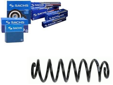 Schéma typu zavěšení s pružinami SACHS a jejich rozdělení podle použití (městská, sportovní, off-road)