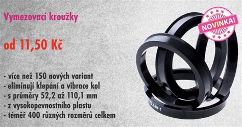 Obrázek vysvětlující centrování kol a vymezovacích kroužků