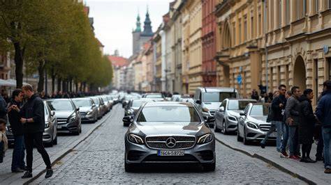 Obrázek: Rozmanité modely Mercedes-Benz a jejich třídní zřetelnění