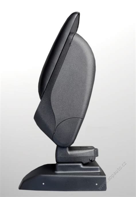 Schéma montáže loketní opěrky na vodící lišty sedadla