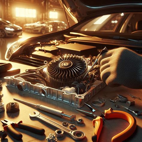 Infografika: Nástroje pro demontáž dveřního zámku Ford Focus