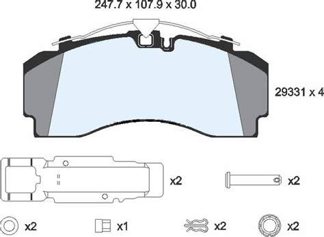 Brzdové destičky pro Citroën Evasion a Jumpy - technické parametry a kompatibilita