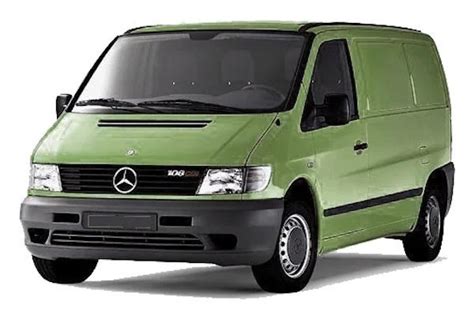 plán a bokorys Mercedes Vito W638 s rozměry