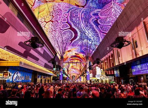 světelná show Viva Vision na Fremont Street